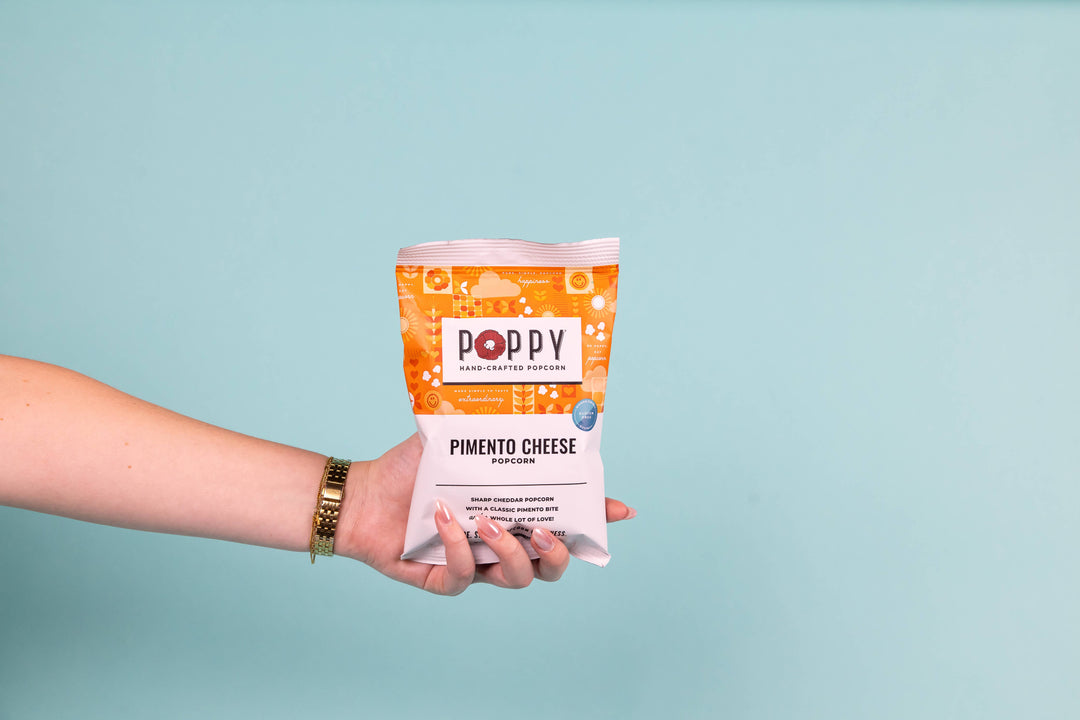 Poppy Pimento Cheese Snack Bag Popcorn