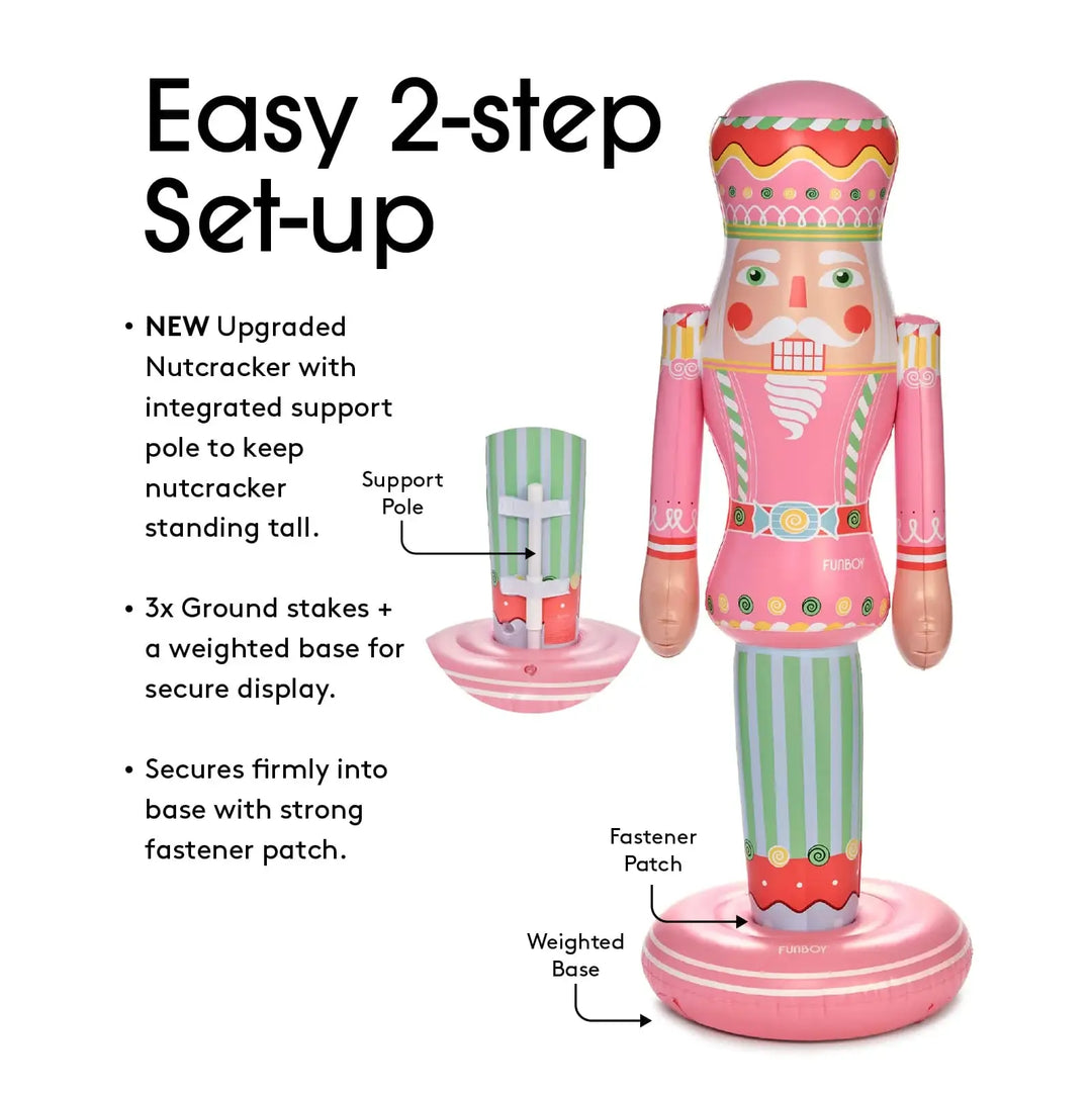 Candy Inflatable Nutcracker - 3.5 ft