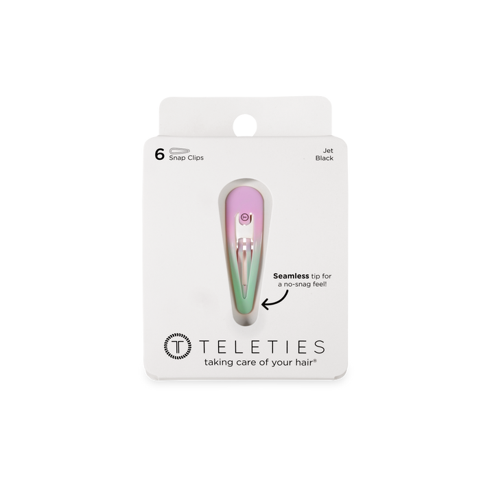 Teleties Aquaviolet Snap Clip (6ct)