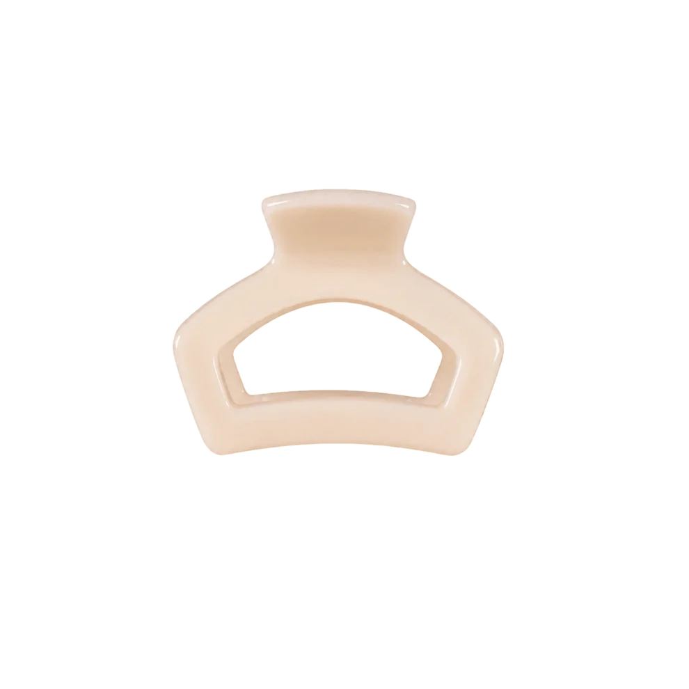 Teleties Open Almond Beige Petite Hair Clip