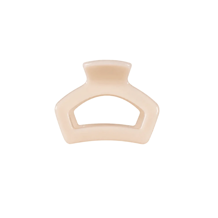Teleties Open Almond Beige Petite Hair Clip