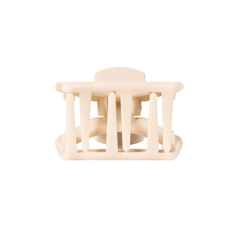 Teleties Open Almond Beige Petite Hair Clip