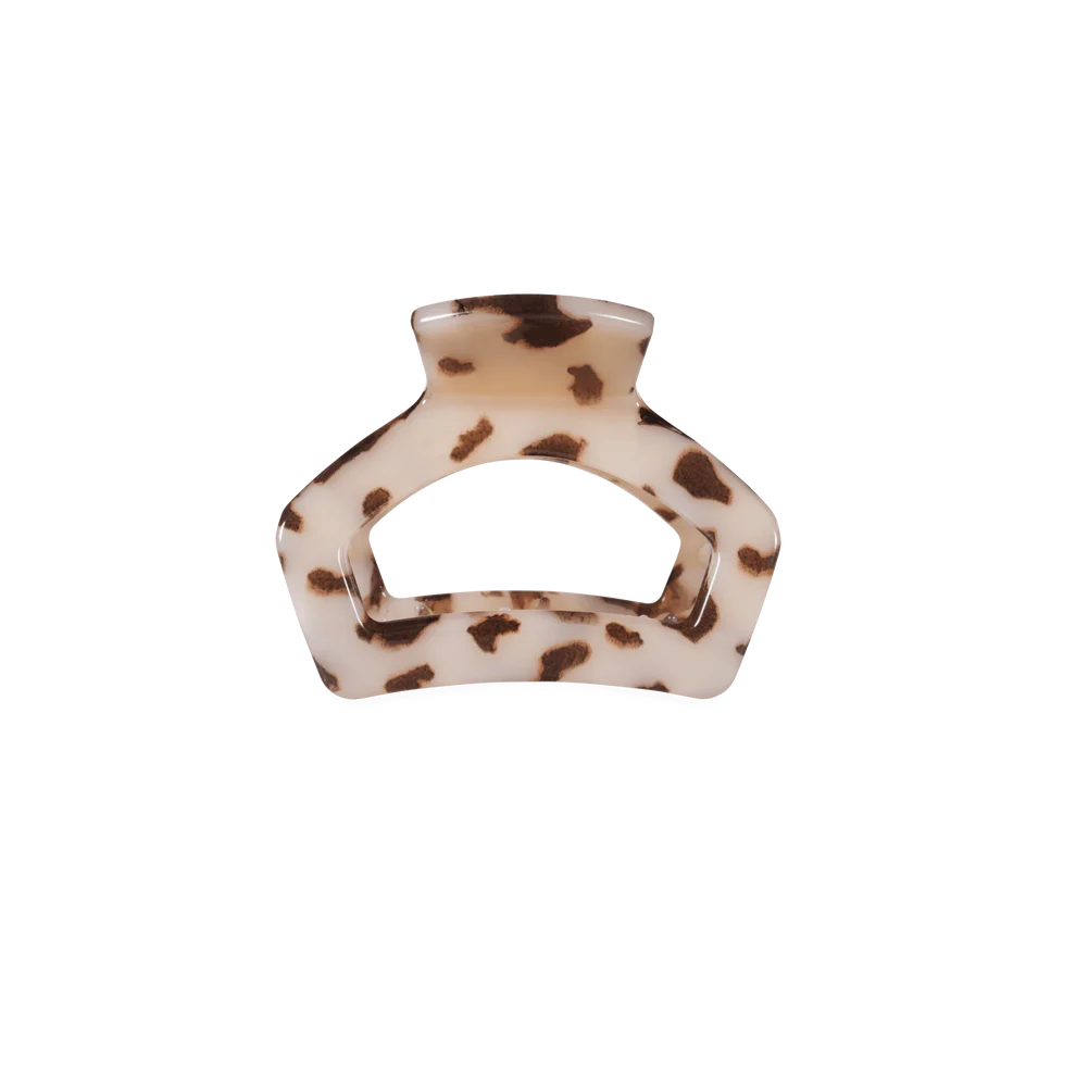 Teleties Open Blonde Tortoise Petite Hair Clip