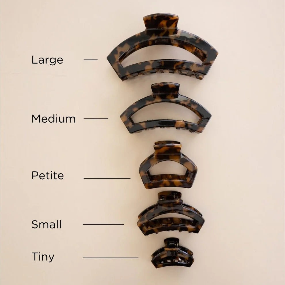 Teleties Open Tortoise Petite Hair Clip