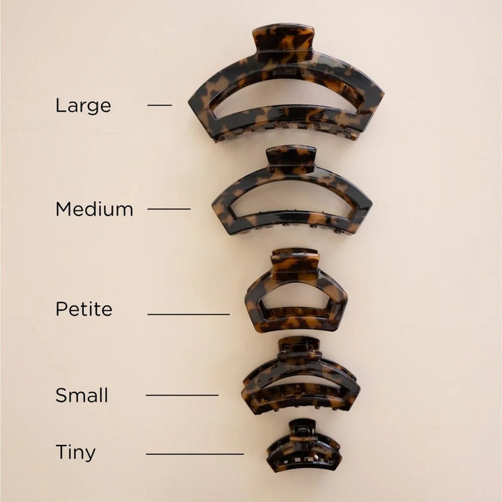 Teleties Open Tortoise Petite Hair Clip