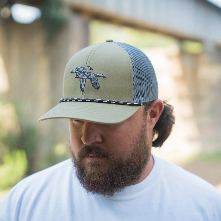 Old South Moss Green / Charcoal Two Tone Ducks - Trucker Hat