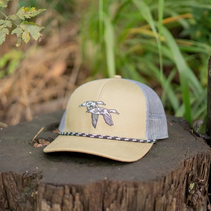 Old South Moss Green / Charcoal Two Tone Ducks - Trucker Hat